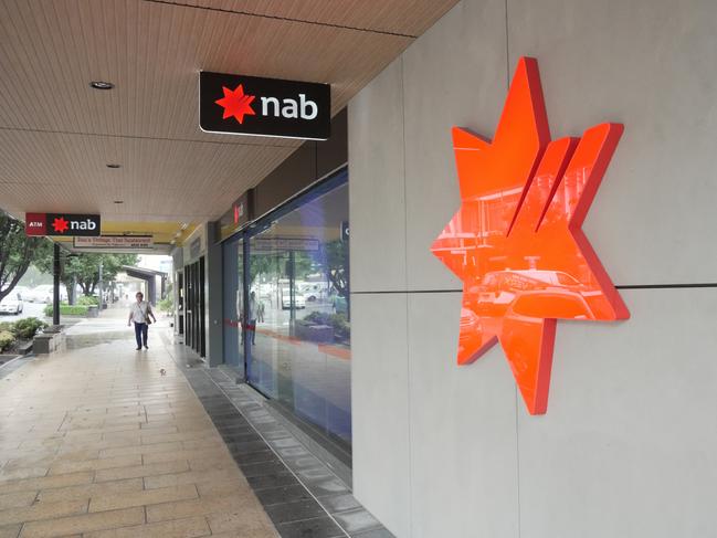 The big four banks such as NAB are taking a more active approach to de-banking. Picture: Tom Gillespie