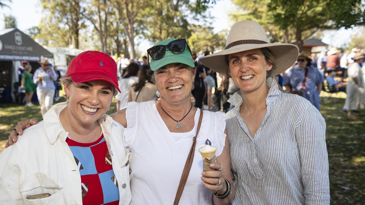 Downlands staff (from left) Kate Lee, Janelle Cartwright and Emma Herbert. Picture: Kevin Farmer