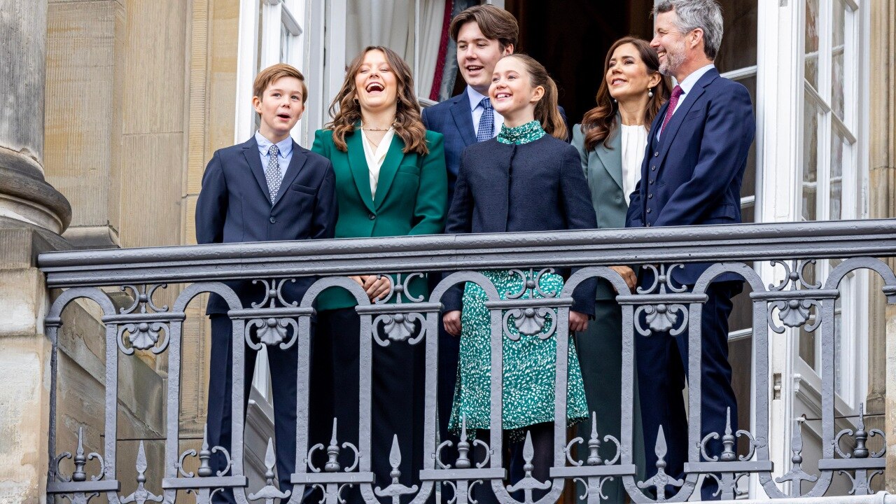 Danish royal family puts on united front during royal balcony ...