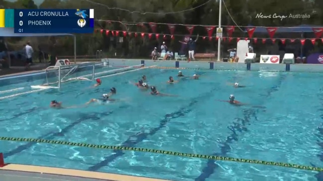 Replay: Australian Water Polo League: KAP7 Cup - ACU Cronulla Sharks vs Victorian Phoenix (Women’s)