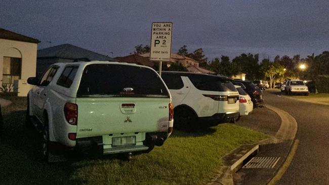 Cars parked near Cbus Super stadium. Picture: Supplied/File.