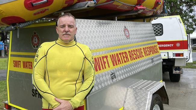 Maroochydore Fire Station officer Peter Watson. Photo: Iwan Jones