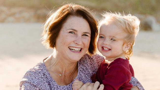 Kelly Smith had daughter Abigail through IVF. Ms Smith was no longer able to use her own eggs and was donated four embryos from a family in Queensland.