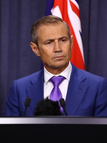 Deputy Premier Roger Cook confirmed after Mr McGowan’s press conference that he will seek the Labor leadership. Picture: Getty