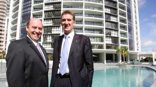 Barry Morris and business partner Graham Potts.