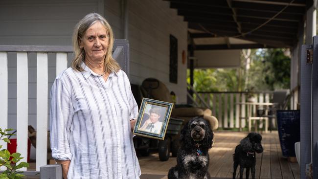 Rowan Dyer looked after her lifelong friend, Yvonne Brown at their house in Glenwood. Thanks to Little Haven, Miss Brown had a beautiful end-of-life journey. Picture: Christine Schindler