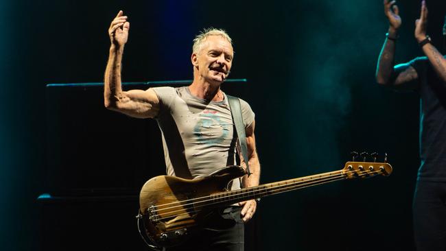 Sting in concert. Picture: Sonia Bettlinelli