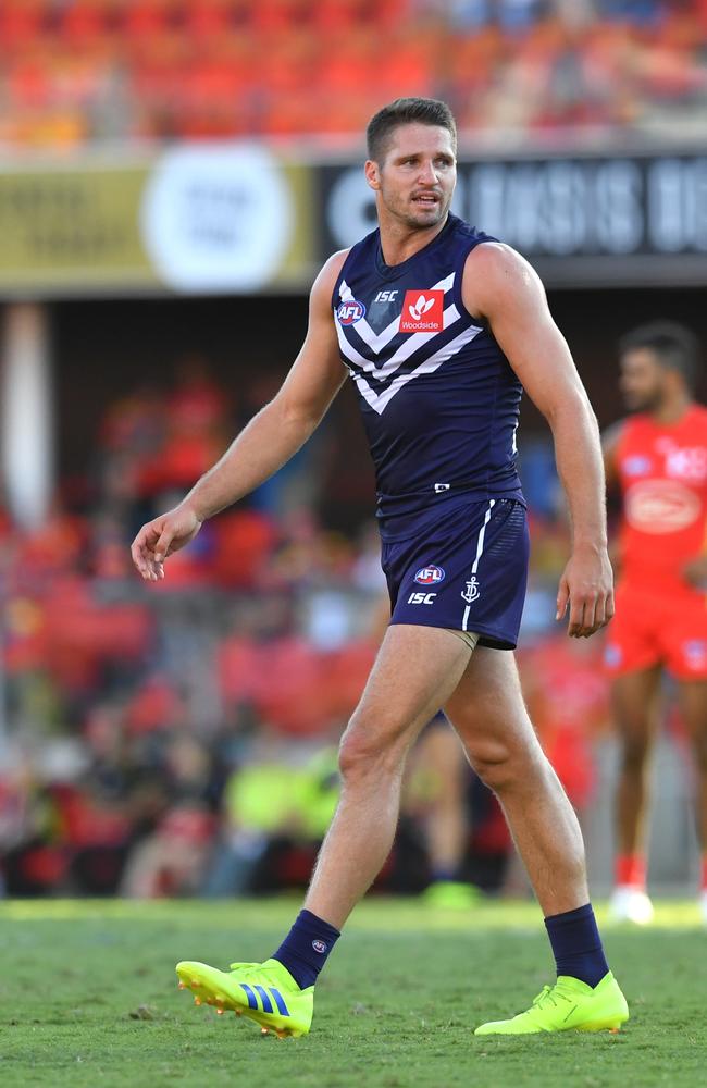 Hogan’s time with the Dockers was a largely unhappy one. Picture: AAP Image