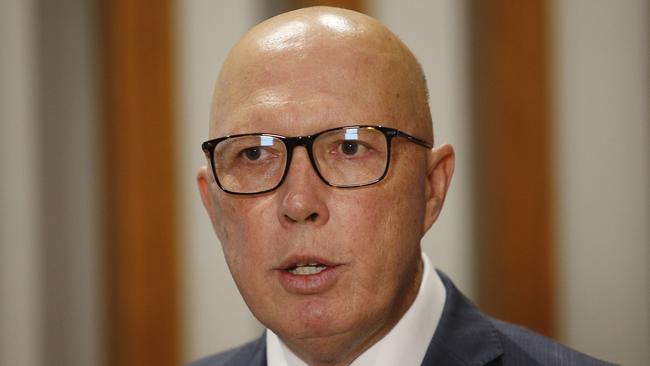 Opposition Peter Dutton said the Prime Minster should call the Chinese President. Picture: NCA NewsWire / John Appleyard