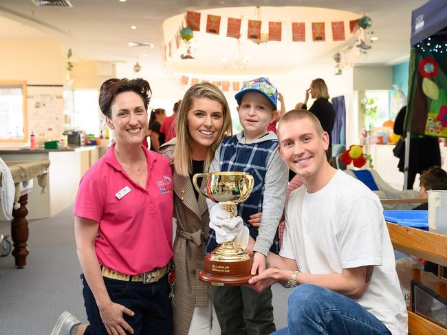 The Melbourne Cup with Victoria Racing Club ambassador Georgia Connolly and official stylist Elliot Garnaut at Very Special Kids.