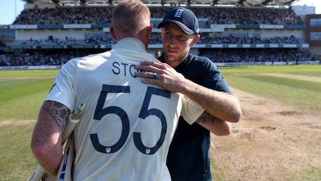 England captain Joe Root had Ben Stokes to thank for keeping his side’s chances alive.