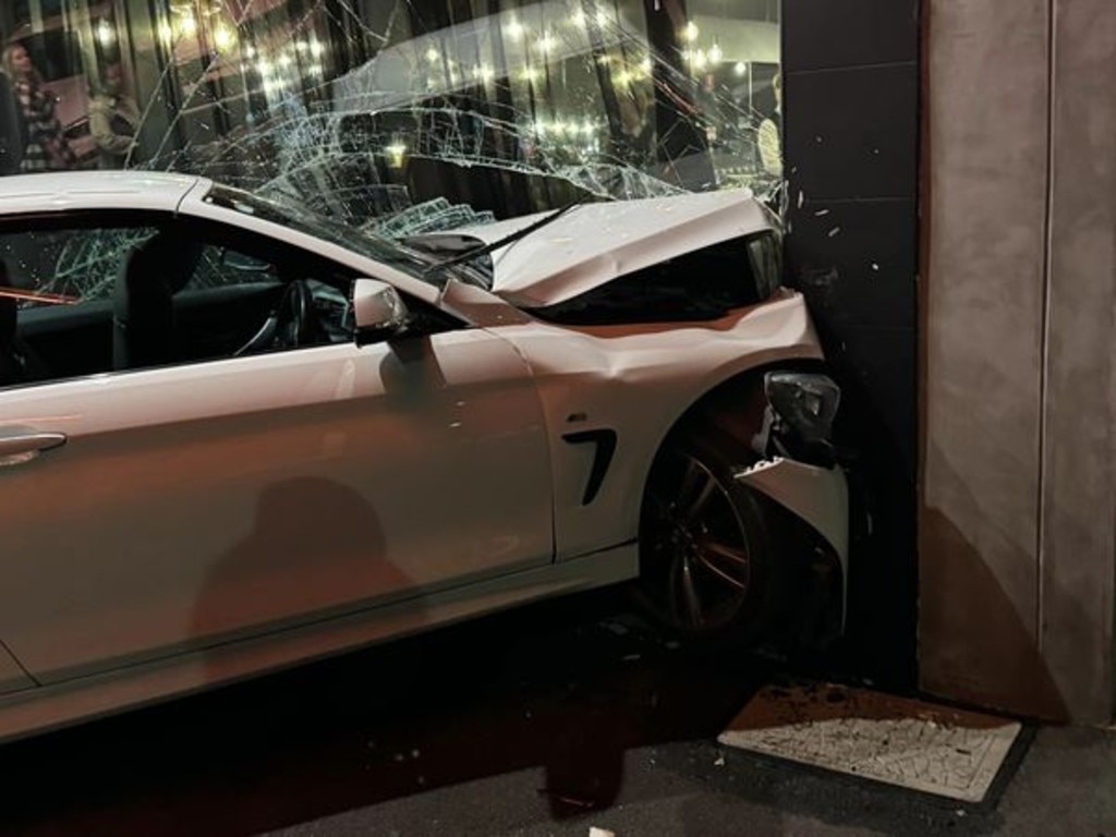 An elderly driver accidentally ploughed through the Beaumaris restaurant in May. Picture: Facebook