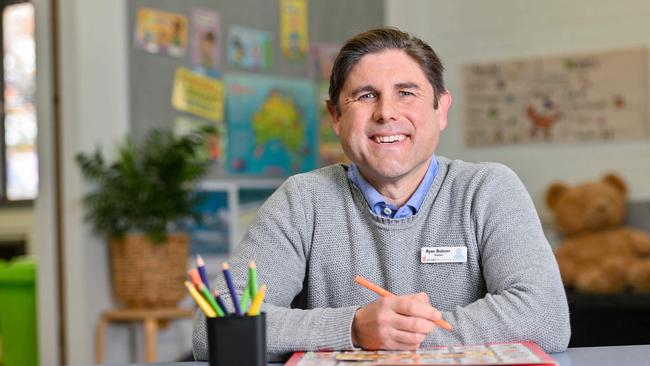 MAY 24, 2024: AUSTRALIA'S BEST TEACHERS CAMPAIGN - Hahndorf Primary School reception teacher Ryan Bubner has been nominated as one of Australia's Best Teachers. Picture: Brenton Edwards