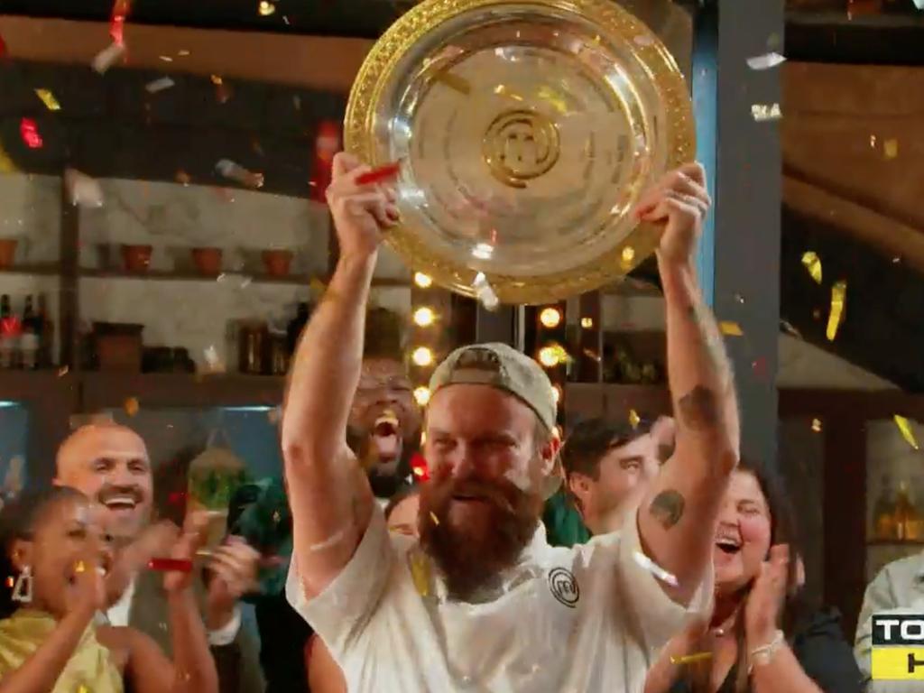 Brent Draper took out the MasterChef win for 2023. Picture: Channel 10