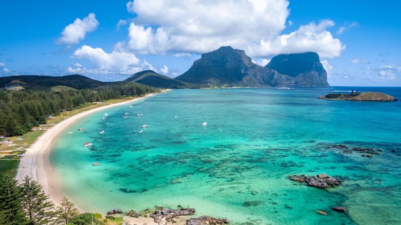 Lagoon Beach on Lord Howe Island was named Australia’s seventh best. Picture: Mark Fitz/ Supplied