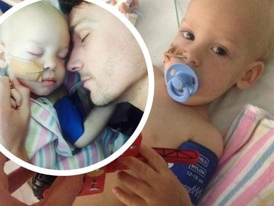 Rio Fowler and dad Ryan. Picture: Supplied