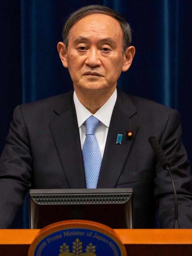 Japan's Prime Minister Yoshihide Suga.