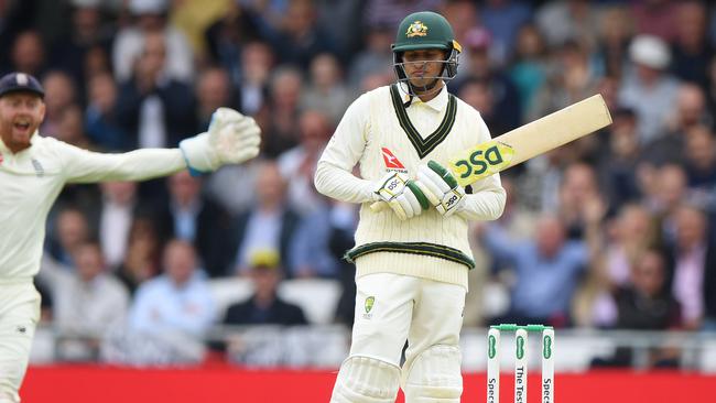 Usman Khawaja was dropped after the third Ashes Test. Picture: Getty Images