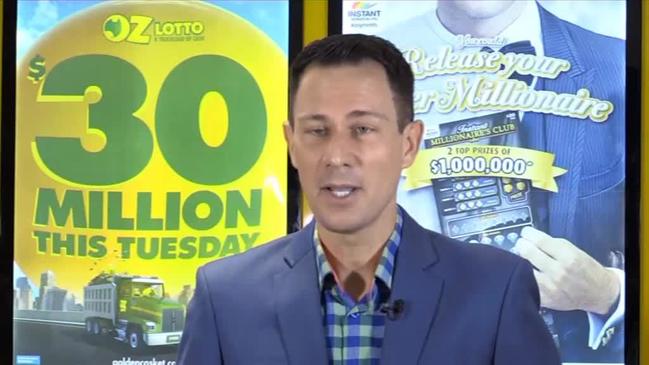 Coast man claims $30M lotto win