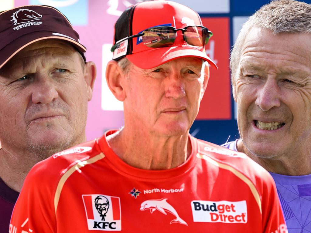 Kevin Walters, Wayne Bennett and Craig Bellamy.