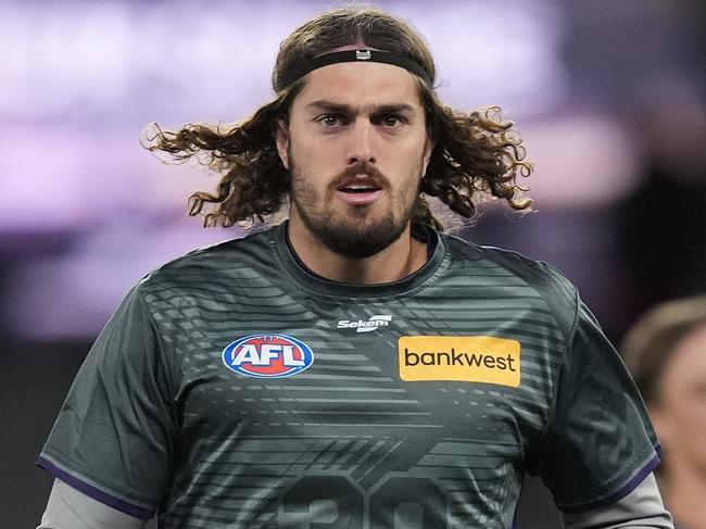 Luke Jackson scores better without Sean Darcy in the Fremantle team. Picture: Daniel Pockett/Getty Images