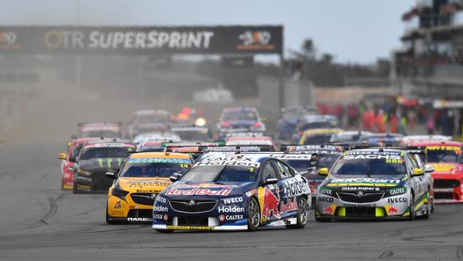 The Virgin Australia Supercars Championship at the OTR SuperSprint. Picture: David Mariuz/AAP.