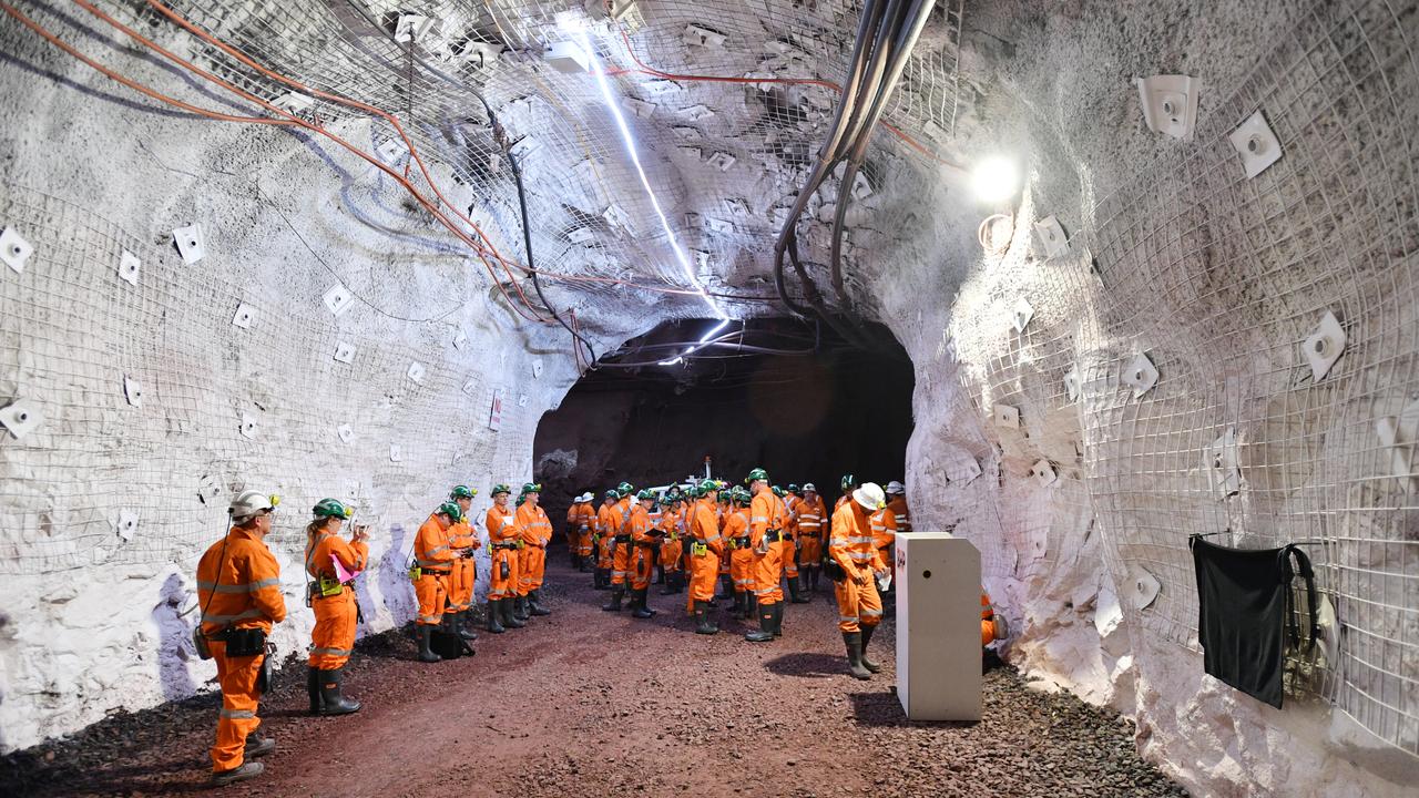 The Olympic Dam mine site in Roxby Downs, South Australia. Picture: David Mariuz.