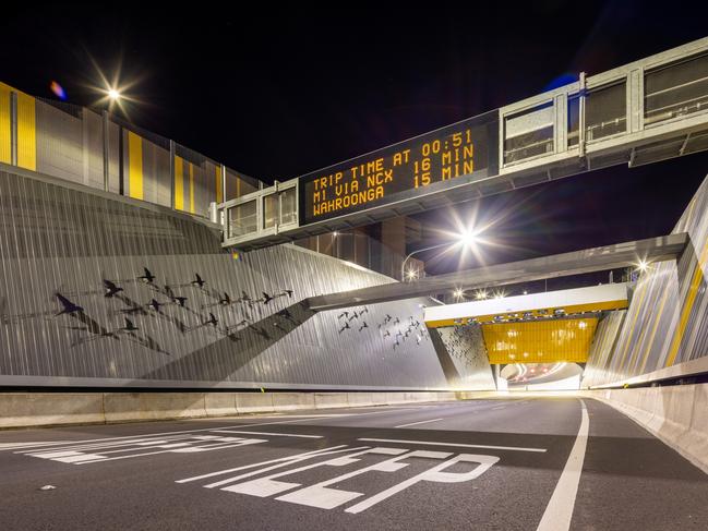 NorthConnex Tunnel in Sydney. Picture: Simon Anders