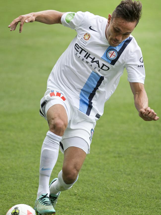 Former Melbourne City man James Brown stays at Hume City. Picture: Julius Ross