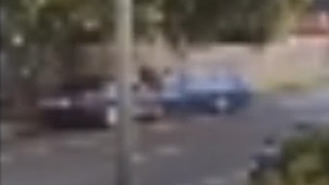 Mackay. Footage of the moment mum of two Vaey Montanna-Freya Varmora allegedly used her car to try and run a man down on Goldsmith Street in Mackay.