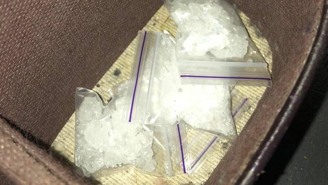 Police seized meth and GHB in raids.