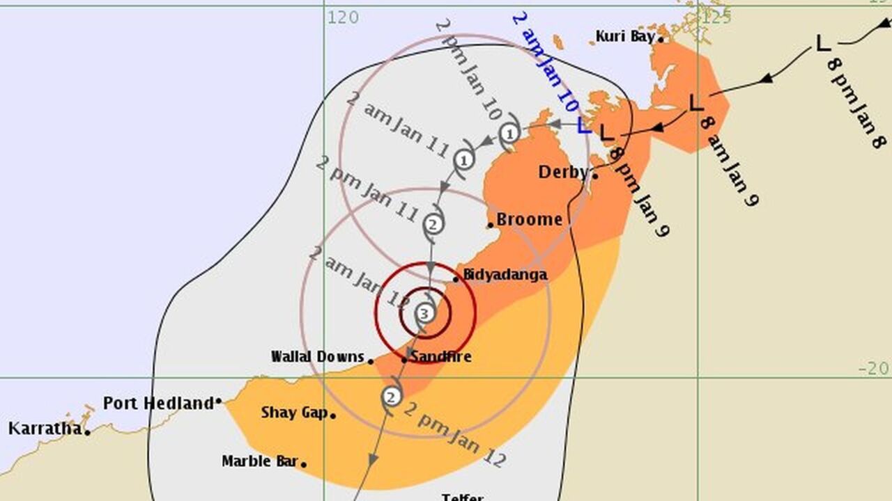 Cyclone Joyce forms off WA coast: Broome on alert