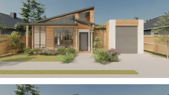 Examples of what the homes might look like as part of Hervey Bay RSL's residential development.