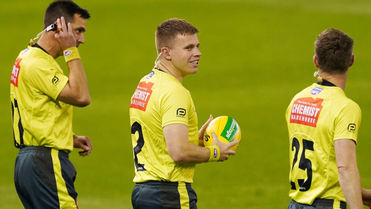 The AFLs elite umpiring group has been affected significantly by injury and illness Picture: AAP Image
