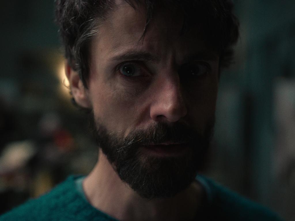 Matthew Goode as a traumatised cop in Dept Q on Netflix.