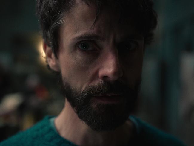 Matthew Goode as a traumatised cop in Dept Q on Netflix.