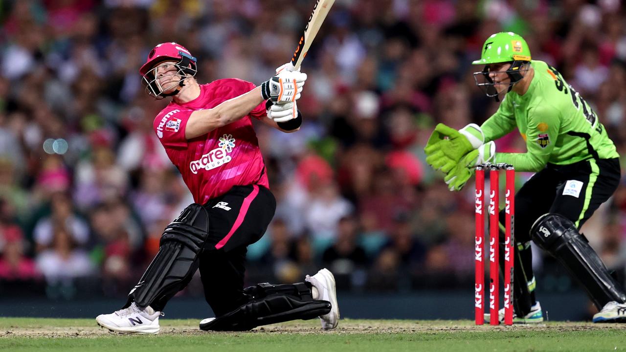 Steve Smith loves playing for the Sixers. Picture: Brendon Thorne/Getty Images