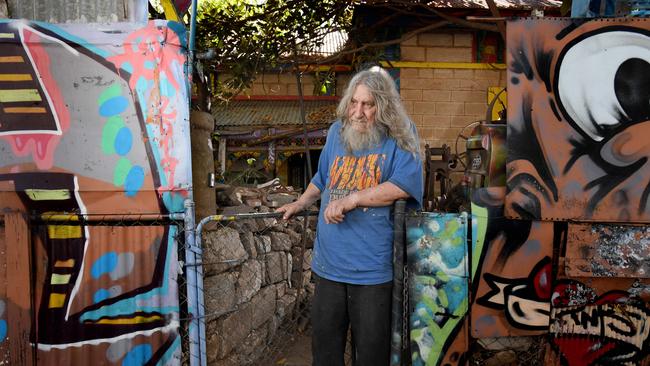 Royce Wells at his Eastwood home on Monday. Picture: Naomi Jellicoe