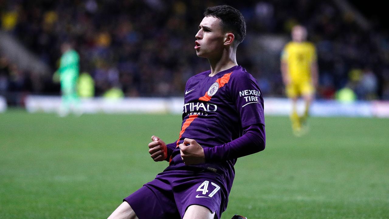 Phil Foden is a star of the future. Picture: AFP