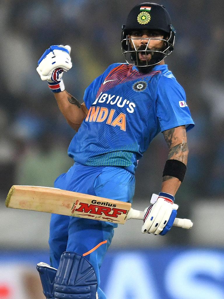 With bat, Indian captain Virat Kohli has no peer. Picture: AFP