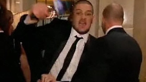 Unforgettable Brendan Fevola at the 2009 Brownlow Medal count.