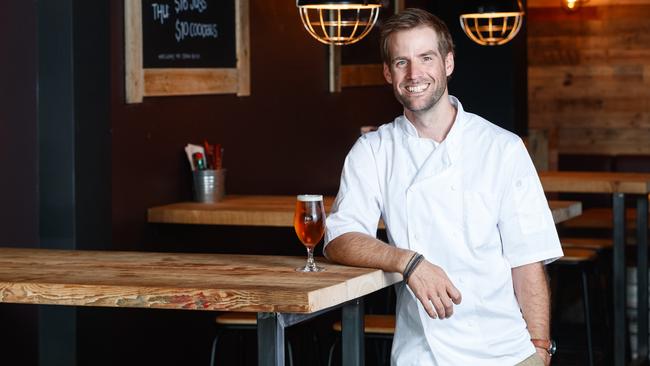 Executive chef of 4 Pines Brewing Ed Sargent. Pic: Steven Woodburn.