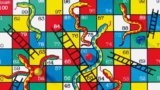 Snakes &amp; Ladders was designed to teach the philospohy of which religion? (See question 2)