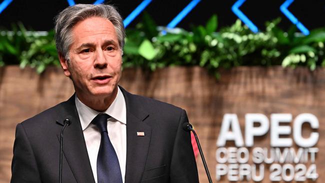 US Secretary of State Antony Blinken. Picture: Cris Bouroncle/AFP