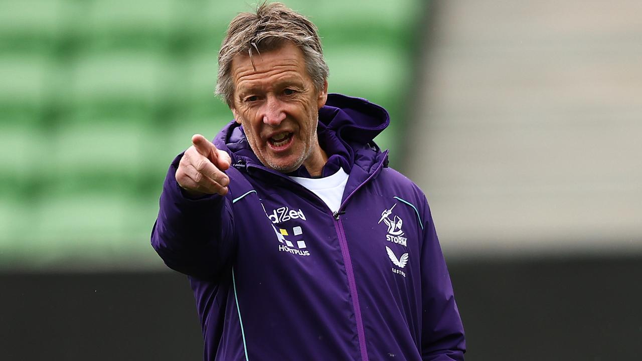 Storm coach Craig Bellamy will discuss his future on NRL 360. Picture: Getty Images