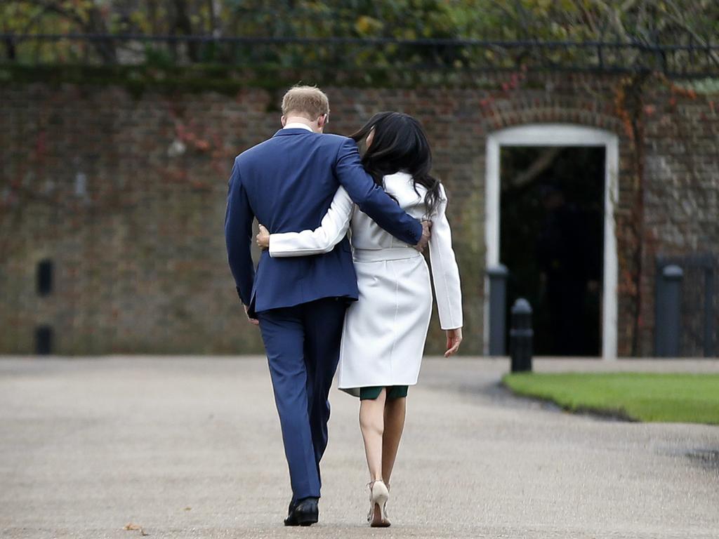 Prince Harry and Meghan Markle. Picture: AP