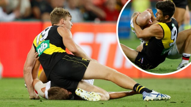 Tom Lynch and Trent Cotchin