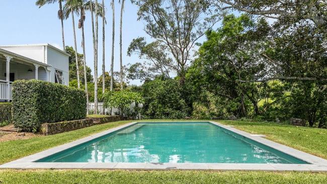 The in-ground, European-style pool is one of the property's best features.