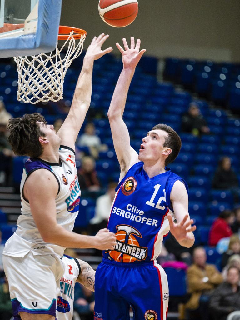 Patrick Roche for Toowoomba Mountaineers. Picture: Kevin Farmer