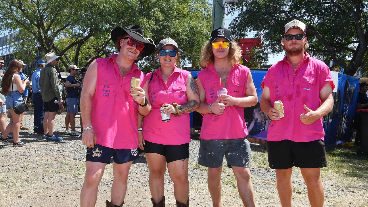 Alex Rose, Jessie Thompson, Coby Rose, Ryan Howard CMC Rocks 2023 Willowbank Raceway Picture John Gass